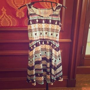 Disney Frozen patterned Skater Dress Size M